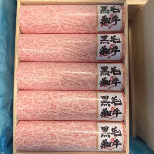 澳洲 BMS12 和牛西冷卷 木盒原切 霜降雪花 日式寿喜烧火锅食材