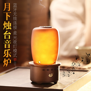 创意香炉家用室内熏香音乐香薰灯蜡烛香薰炉多功能香薰炉香道摆件