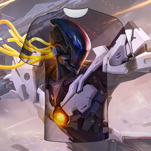 新王者荣耀短袖后裔无尽星芒衣服男女春夏中学生青少年t恤cos上衣