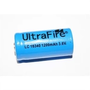 正品激光手电筒 CR123A LC16340充电锂电池 1200毫安3.7V充电电池
