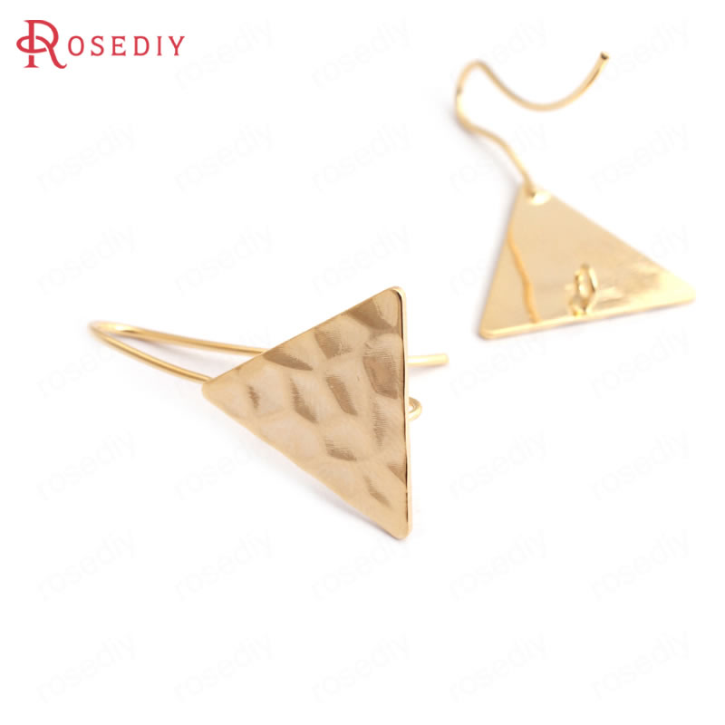 铜镀真金耳勾饰品配件