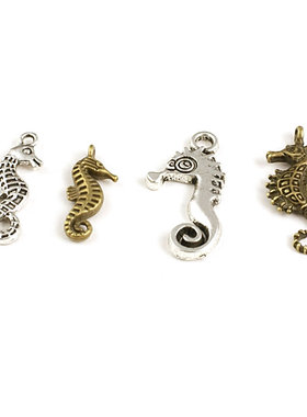 DIY复古合金 饰品配件 合金挂件 挂坠 吊坠 海马 16985