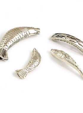 DIY复古合金配件 手链串珠配件 镂空弯管 手链合金装饰管 16751