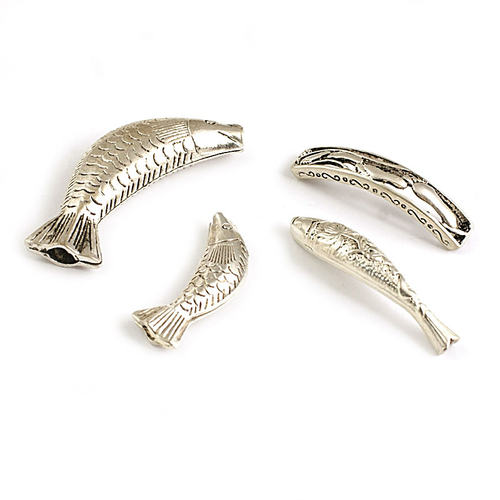 DIY复古合金配件 手链串珠配件 镂空弯管 手链合金装饰管 16751