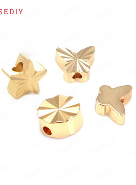 项链手链耳环耳饰配件发饰头饰Diy饰品 扁椭圆 隔珠 手链珠34449