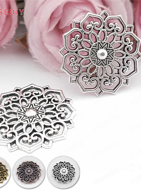 Diy饰品配件 复古合金20MM 31.5MM 花片装饰连接花挂坠20个 30098