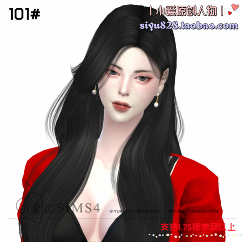 【小爱原创】模拟人生4sims4人物 |101#女娃-1.75版|含8套服装Mod