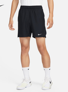 Nike短袖网球服男子耐克法网新款快干透气运动短裤7英寸FD5381