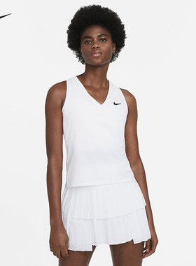 nike耐克网球服女子新款网球训练健身运动背心快干透气CV4785