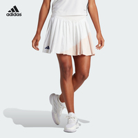 阿迪达斯网球服女新款温网网球裙adidas运动百褶短裙IA7038