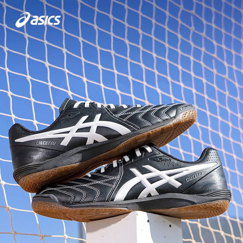 Asics亚瑟士足球鞋男新款CALCETTO WD 9宽楦平底IC休闲德训鞋