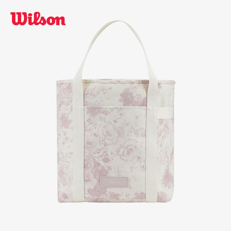 Wilson网球包女款单肩帆布托特包图片