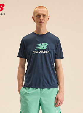New Balance AO澳网联名网球短袖NB官方26新款男子上衣圆领运动服