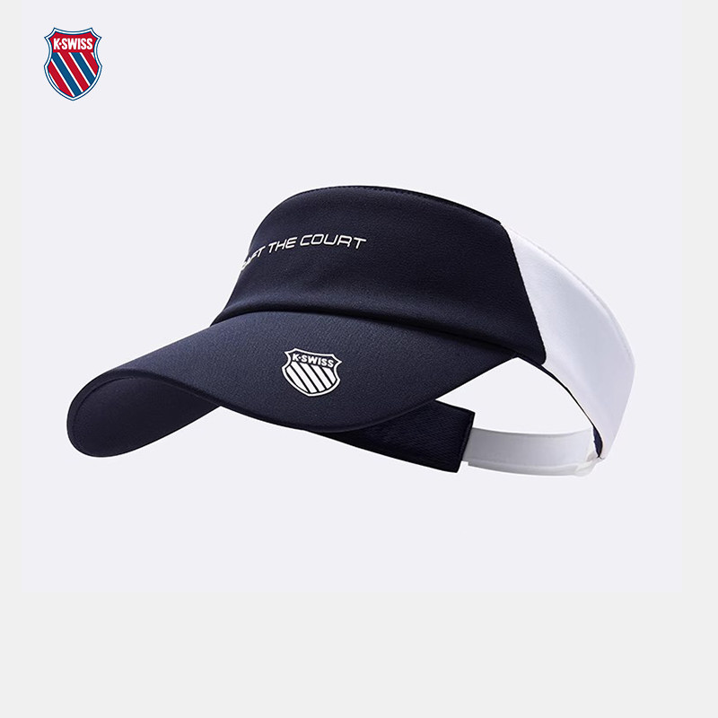 KSWISS盖世威网球帽空顶可调运动帽无顶跑步健身帽遮阳帽子C3554 - 羽翔运动旗舰店出品