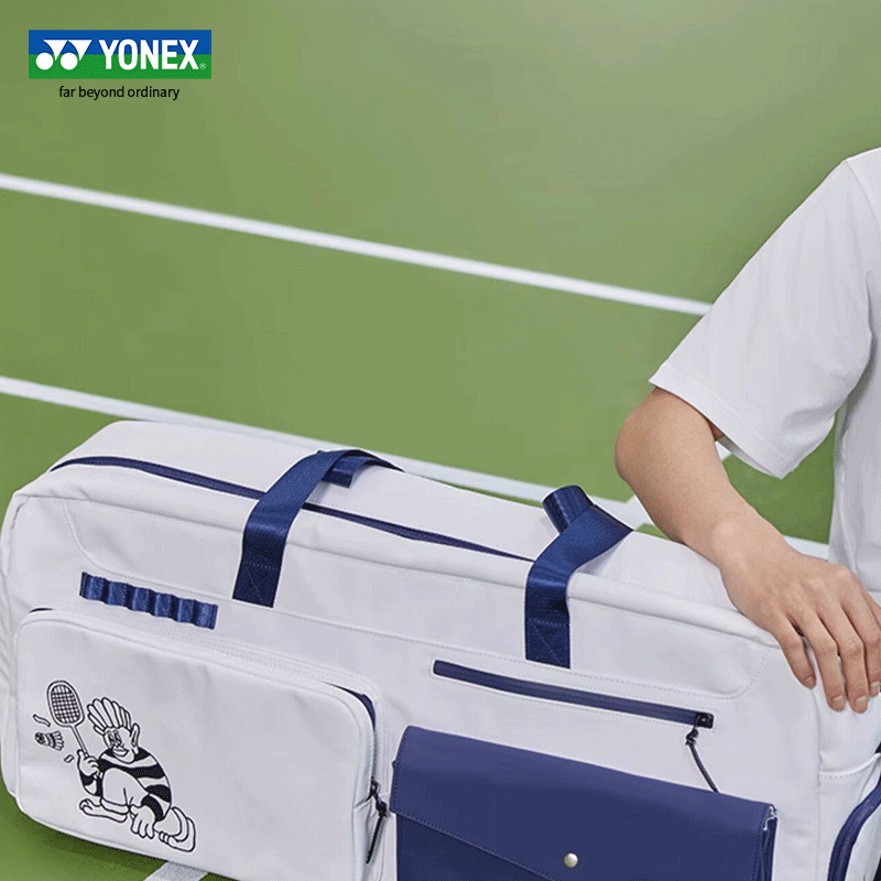 YONEX尤尼克斯BA326CR羽毛球包yy手提单肩独立鞋仓隔热拍层六只装