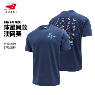 Newbalance NB网球服26年澳网联名男子圆领T恤短袖上衣 MT53444A