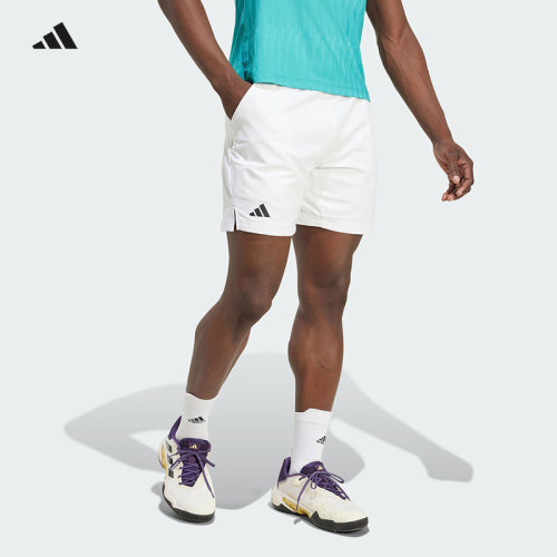 Adidas阿迪达斯网球服男25新款运动短裤训练快干轻薄透气KB9662