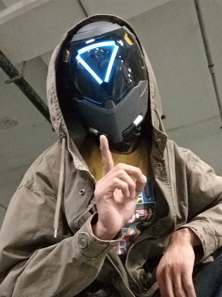 守望先锋 奶妈安娜伯劳 cosplay 面具视频变装拍摄道具