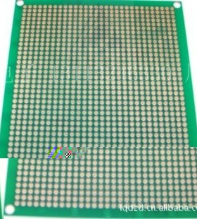 厂家直销 双面万能板 绿油玻纤9*15CM,双面FR4万能板 2.54间距