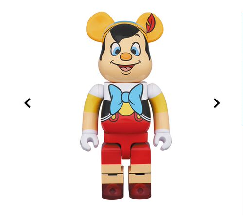 现货盲盒蝙蝠侠BearbrickBerbrickPINOCCHIO匹诺曹木偶奇遇记公仔