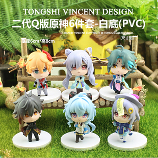 盲盒潮玩手办游戏周边原神蒙派看板娘模型盒装车载蛋糕烘焙摆件