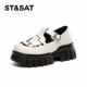St&Sat 女SSC11110DM 厚底增高一字扣小皮鞋 星期六春秋新款 乐福鞋