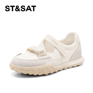 St&Sat/星期六春夏休闲鞋魔术贴溯溪鞋厚底增高单鞋女SSD1111C10