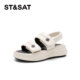 St&Sat 女SSC2115B60 增高魔术贴休闲凉鞋 星期六夏季 厚底露趾凉鞋