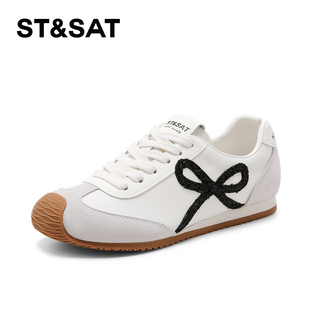 女SSD1112CBE 内增高运动休闲单鞋 St&Sat 星期六春秋复古德训鞋