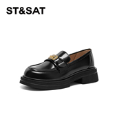St&Sat 女SSC3111C2C 厚底增高一脚蹬单鞋 星期六春秋新款 乐福鞋