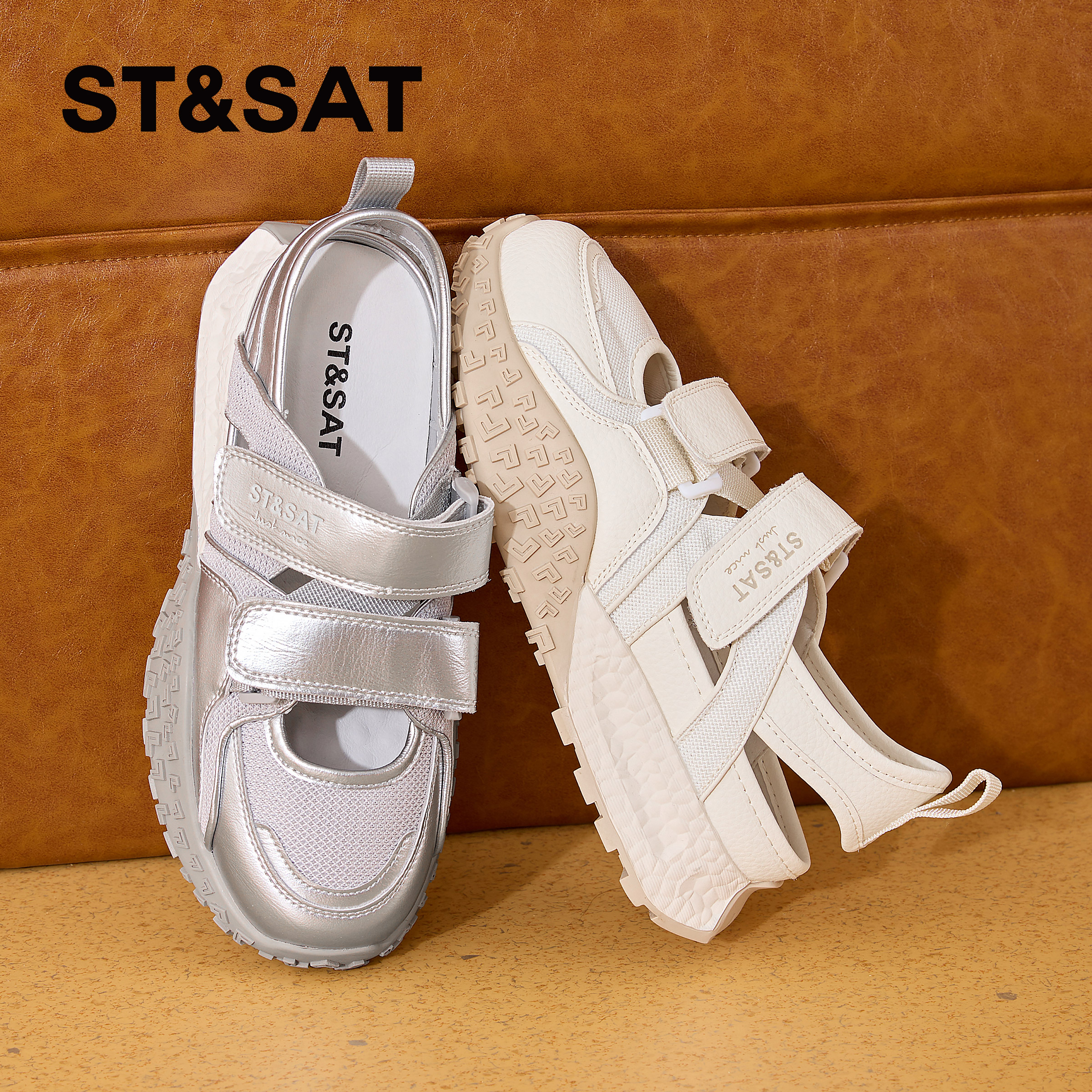 星期六厚底增高休闲露趾凉鞋