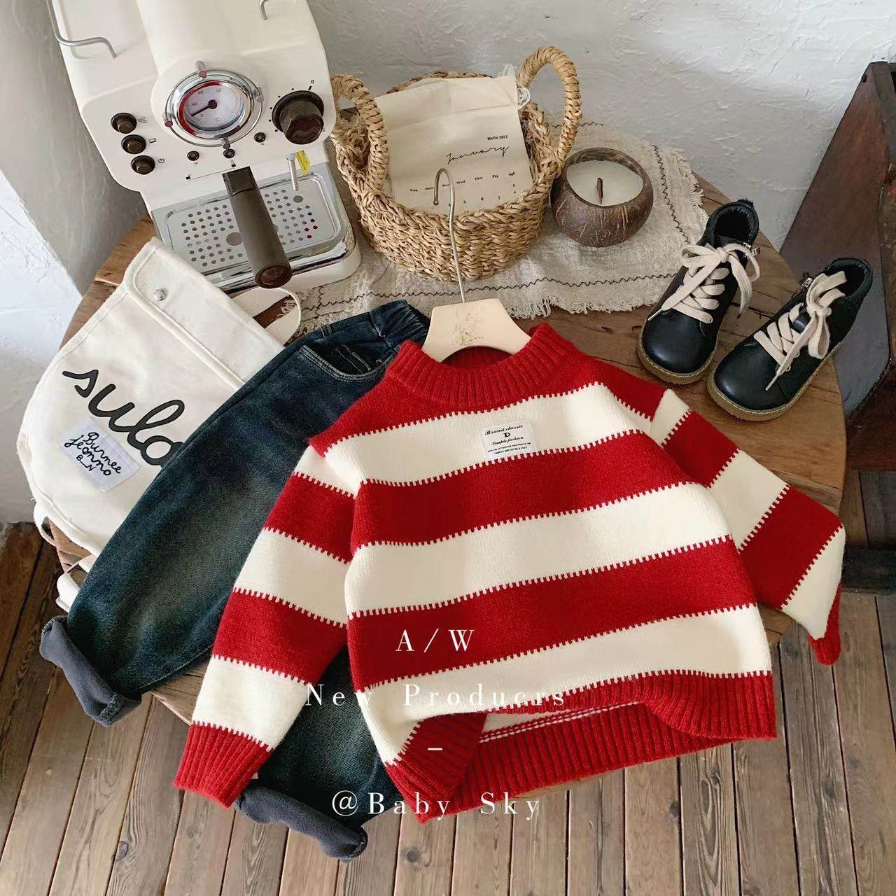 儿童喜庆毛衣秋冬季拜年服男童针织衫龙年宝宝过年打底衣服女条纹,童装/婴儿装/亲子装,毛衣/针织衫,淘宝优惠券,粉丝福利购,淘宝优惠卷