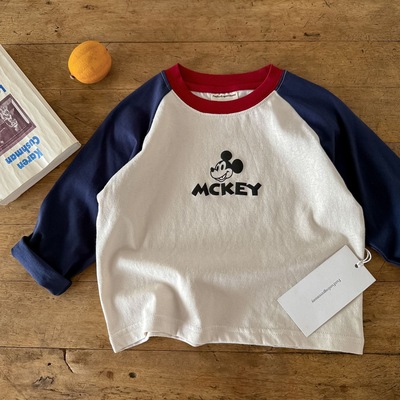 不二妈卡通T恤秋季长袖休闲纯棉