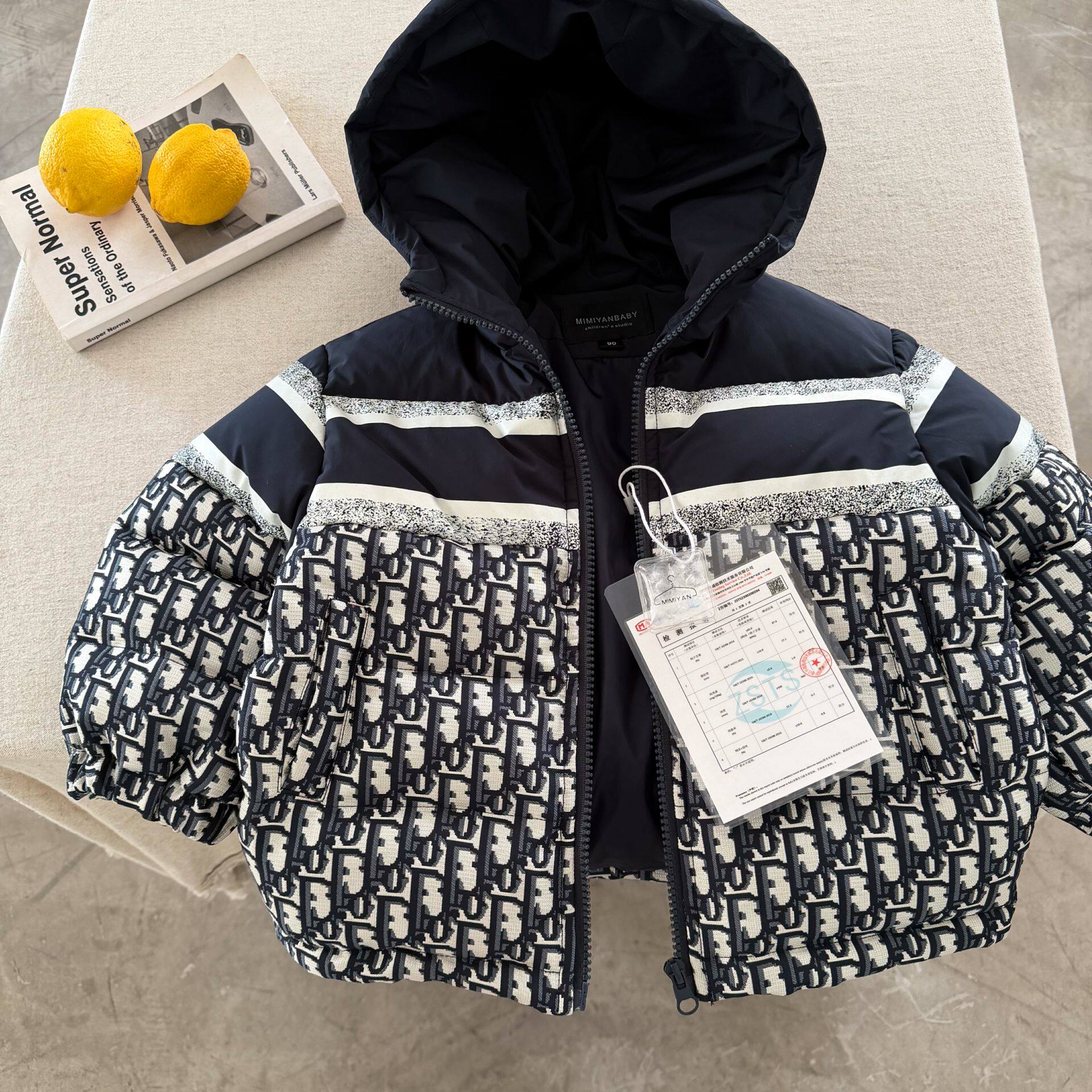 儿童羽绒服男冬季款小童满印冬装潮牌短款宝宝连帽外套女白鸭绒,童装/婴儿装/亲子装,羽绒服,淘宝优惠券,粉丝福利购,淘宝优惠卷