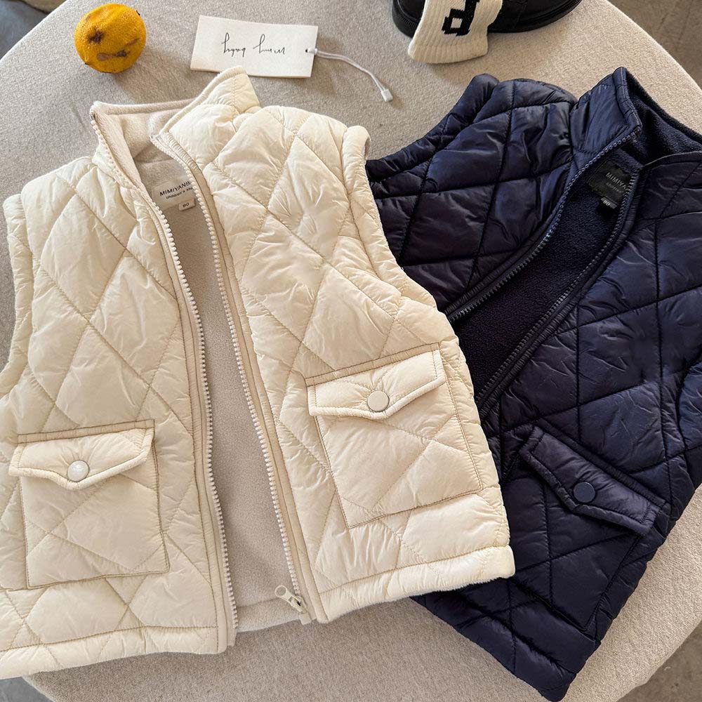 儿童加绒马甲男秋冬2025新款中小童卡通背心宝宝夹棉坎肩女内外搭,童装/婴儿装/亲子装,羽绒马甲,淘宝优惠券,粉丝福利购,淘宝优惠卷