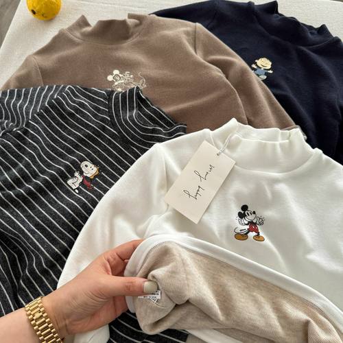 不二妈羊绒打底衫冬季加厚男女童