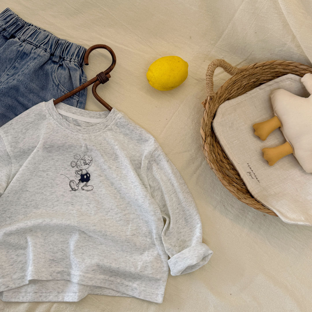 儿童T恤男长袖2026春秋款小童卡通上衣简约宝宝纯色打底衫女洋气,童装/婴儿装/亲子装,T恤,淘宝优惠券,粉丝福利购,淘宝优惠卷