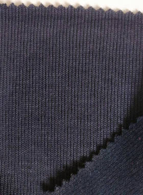 18038针织布料加厚凯卓纹微弹罗纹秋冬运动服布1.75m/350g45元/kg