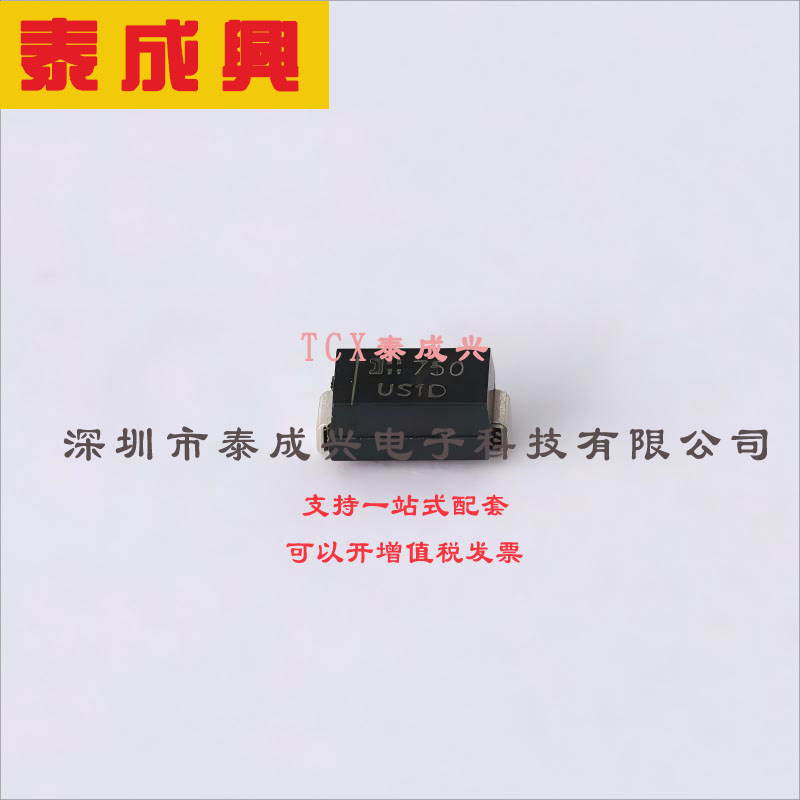 US1D-13-F DIODES(美台) 快恢复/高效率二极管 1V@1A 200V 5uA@20