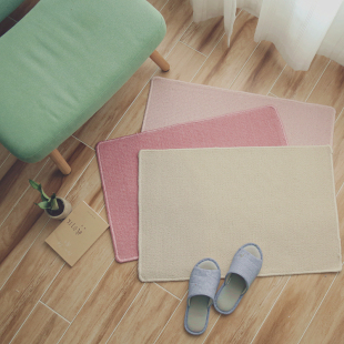 R8 出口小物 日式 大尺寸家用防滑地垫家居地毯 颜色随机