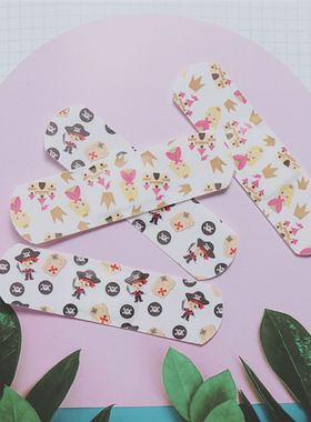 L01 出口小物 CE认证 卡通OK蹦 后跟贴 一盒100片 随机发