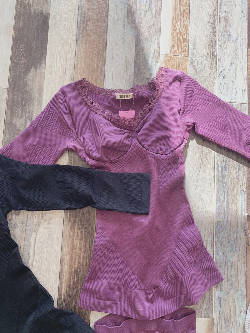 B82 原 超值！秋冬内搭 塑身保暖套装 五件套 礼盒装