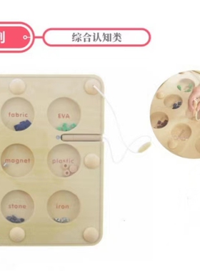 贝思德Masterkidz小型学习板套装大班益智算数拼图拼板磁性探索板