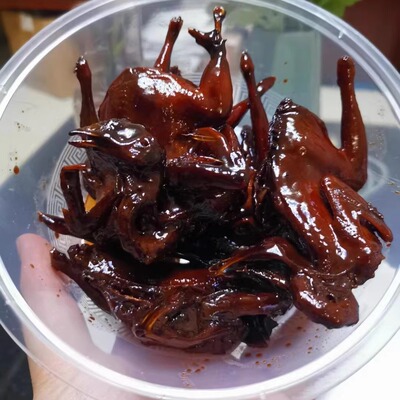 九周曲秘制酱鹌鹑一盒5只