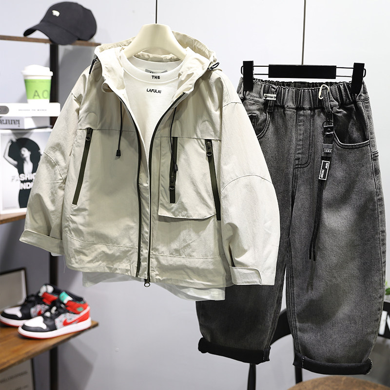 啦芙莱童装2026春新款男女童洋工装风连帽夹克中大童风衣外套7121,童装/婴儿装/亲子装,普通外套,淘宝优惠券,粉丝福利购,淘宝优惠卷