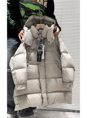 牛哆哆童装冬装儿童长款羽绒服洋气保暖连帽外套亲子装64524