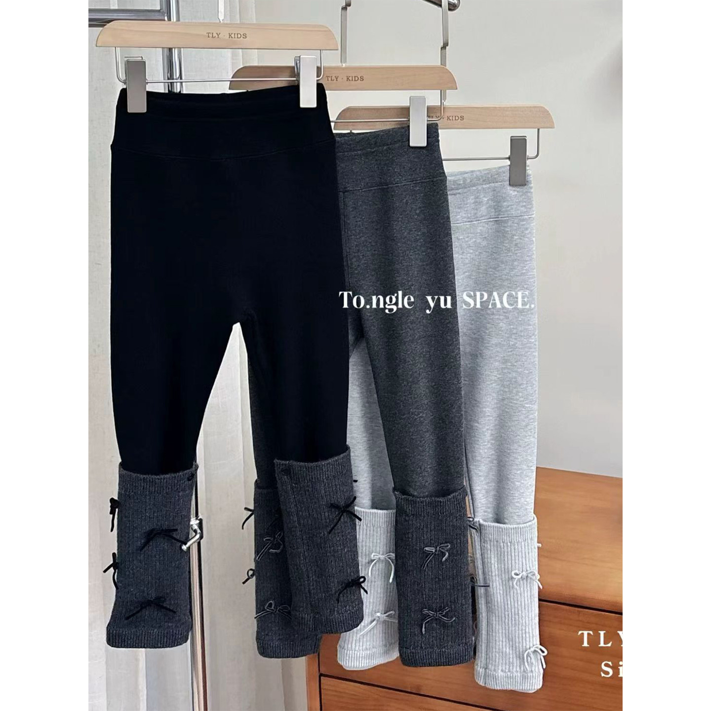 童乐鱼童装2025冬季新款女童蝴蝶结一体绒打底裤中大童紧身裤6989,童装/婴儿装/亲子装,裤子,淘宝优惠券,粉丝福利购,淘宝优惠卷