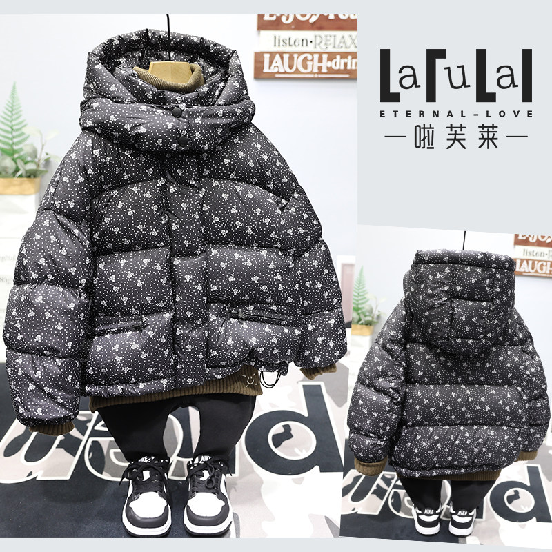 啦芙莱童装2025冬新款女童中大童90白鸭绒碎花羽绒服保暖外套3580,童装/婴儿装/亲子装,羽绒服,淘宝优惠券,粉丝福利购,淘宝优惠卷