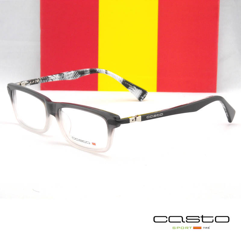 不夹脸眼镜架卡狮图近视镜框