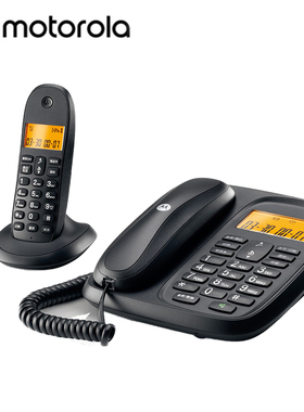 摩托罗拉CL101C数字无绳电话机 家用办公子母机电话机座机一拖一